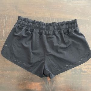 LuluLemon shorts, black, size 2, low waisted